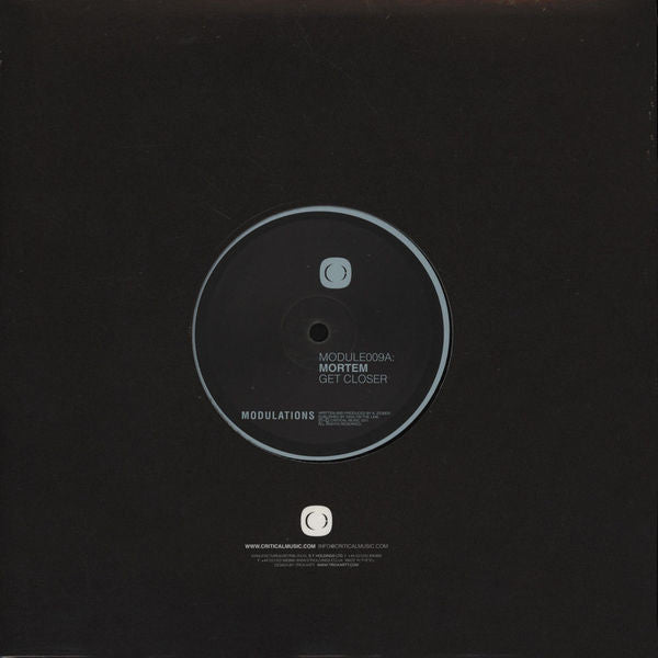Mortem (5) : Get Closer / Monoveler (10")