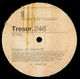 Puresque : Vor Leitmotiv EP (12", EP)