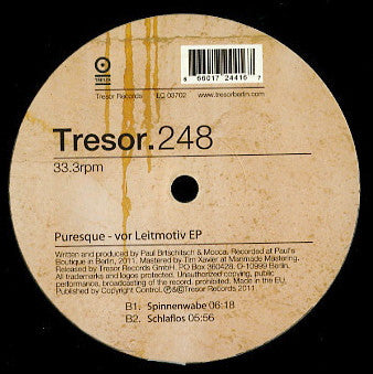 Puresque : Vor Leitmotiv EP (12", EP)