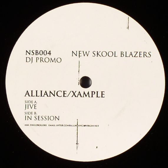 Alliance (6) & Xample : Jive / In Session (12")