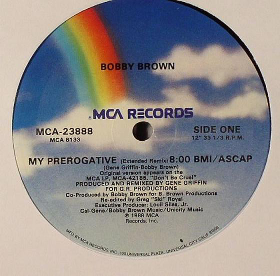 Bobby Brown : My Prerogative (Extended Remix) (12", Single)