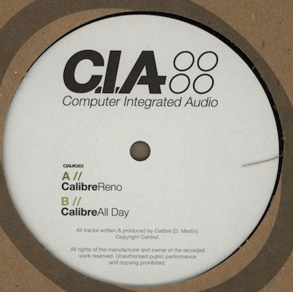 Calibre : Reno / All Day (12")