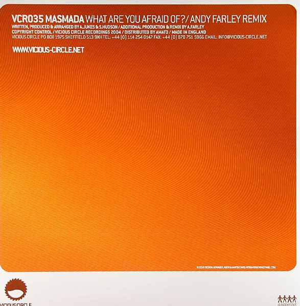 Masmada : What Are You Afraid Of? (12")