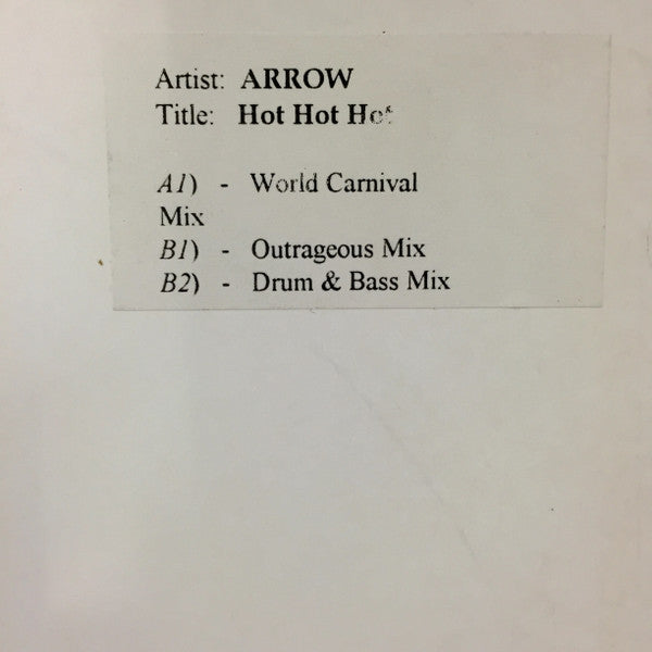 Arrow (2) : Hot Hot Hot (12", W/Lbl)