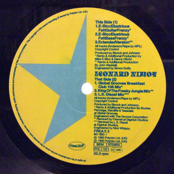 Freaky Realistic : Leonard Nimoy (12", Promo)