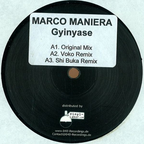 Marco Maniera : Gyinyase (12")