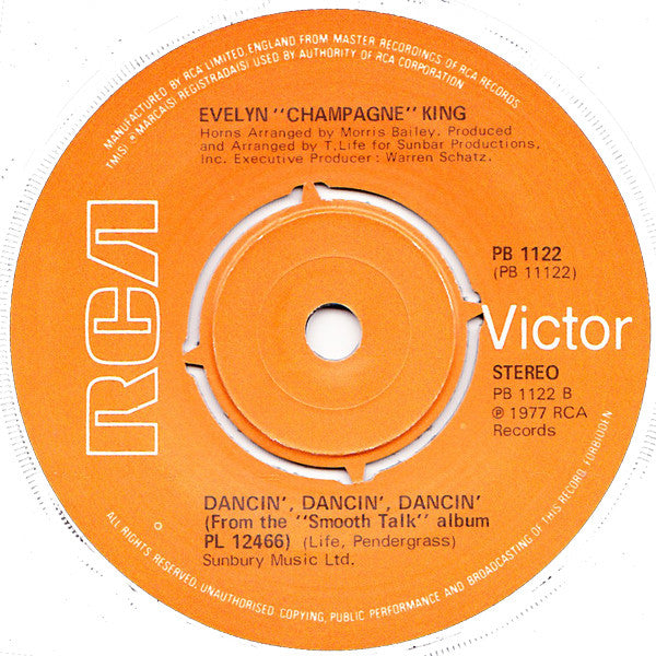 Evelyn King : Shame (7", Single)