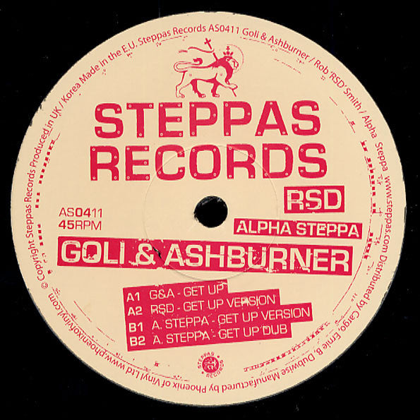 Goli (2) & Ashburner : Get Up (12")