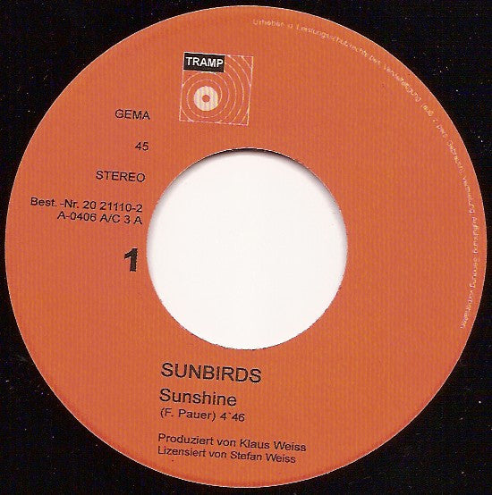 Sunbirds : Sunshine (7")