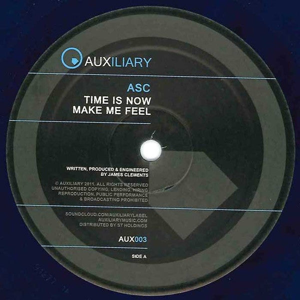 ASC : Time Is Now (12", Blu)