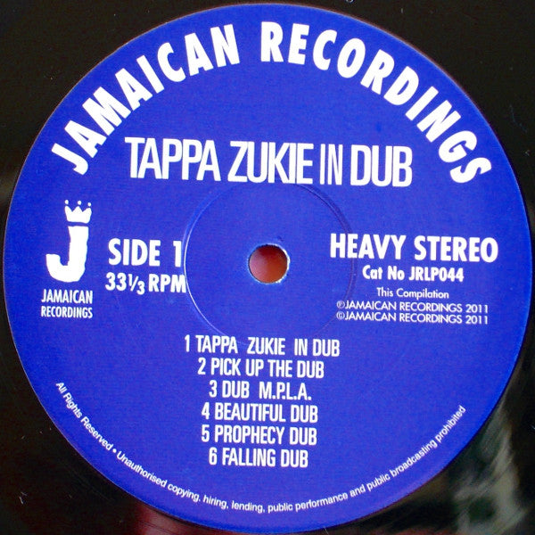 Tapper Zukie : In Dub (LP, Album, RE)