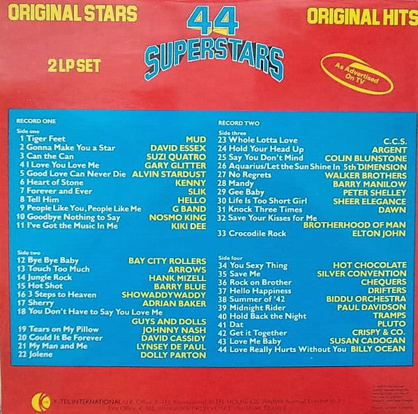 Various : 44 Superstars (2xLP, Comp, Ltd)