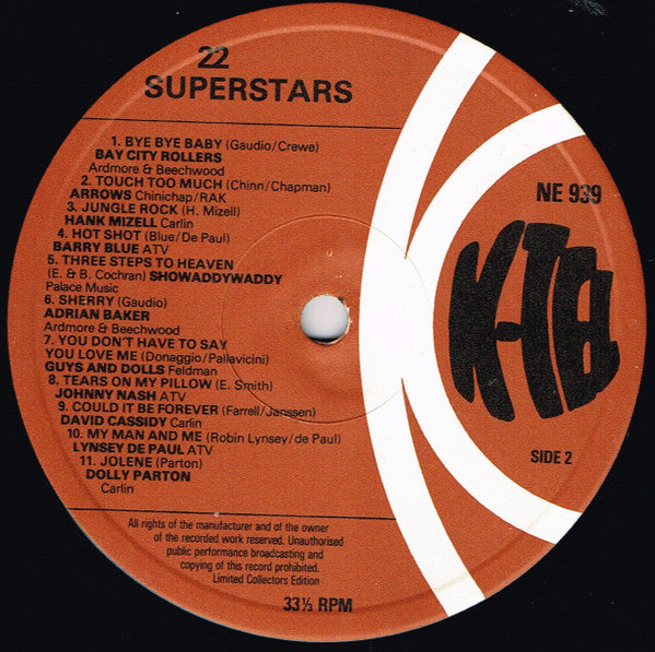 Various : 44 Superstars (2xLP, Comp, Ltd)