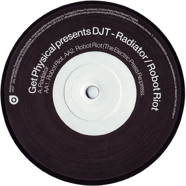 DJ T. : Radiator / Robot Riot (12")