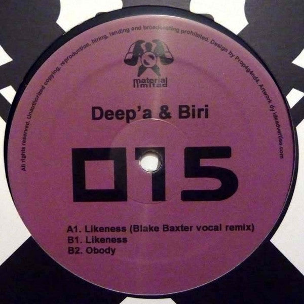 Deep'a & Biri : 015 (12")