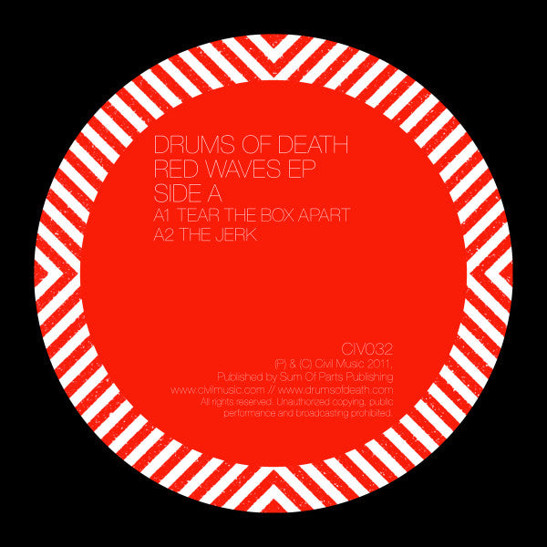 Drums Of Death : Red Waves EP (12")