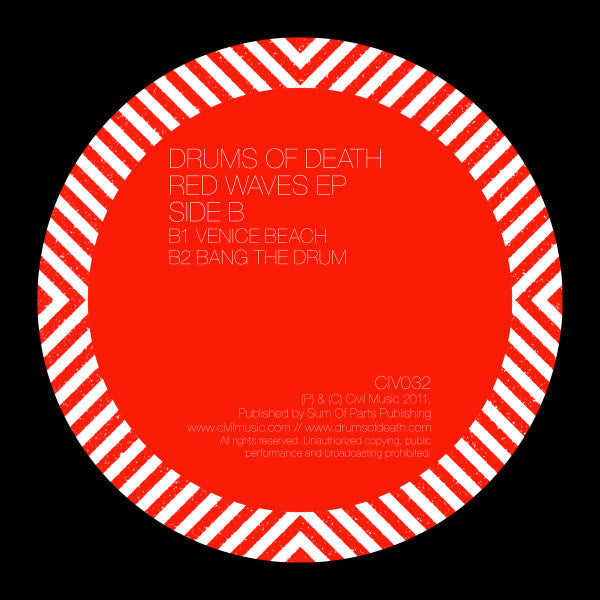 Drums Of Death : Red Waves EP (12")
