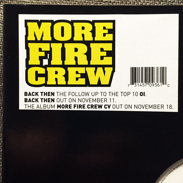 More Fire Crew : Back Then (12")