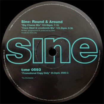 Sine : Round & Around (12", Promo)