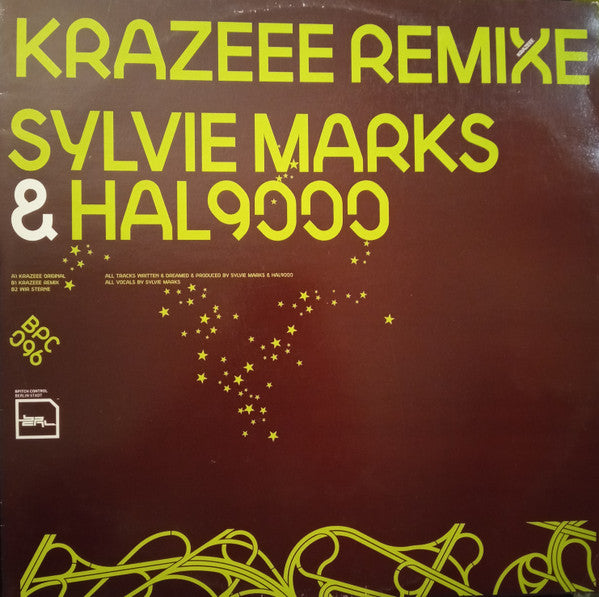 Sylvie Marks & Hal 9000 : Krazeee (Remixe) (12", EP)