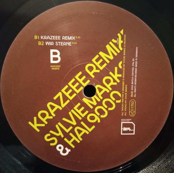 Sylvie Marks & Hal 9000 : Krazeee (Remixe) (12", EP)