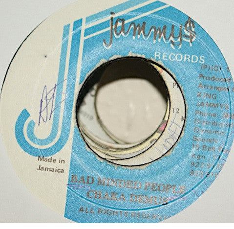 Chaka Demus : Bad Minded People (7")