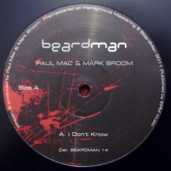 Paul Mac & Mark Broom : I Don't Know (12")