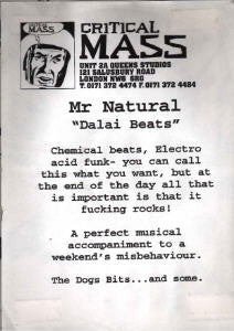 Mr. Natural : Dalai Beats (12")