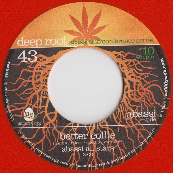 Abassi All Stars / Dub All Sense : Better Collie / Colliman (7", Ora)