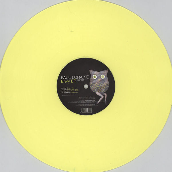 Paul Loraine : Envy EP (12", EP, Yel)