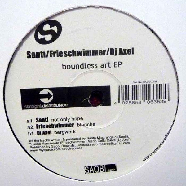 Santi (9) / Freischwimmer (2) / DJ Axel (3) : Boundless Art Ep (12", EP)