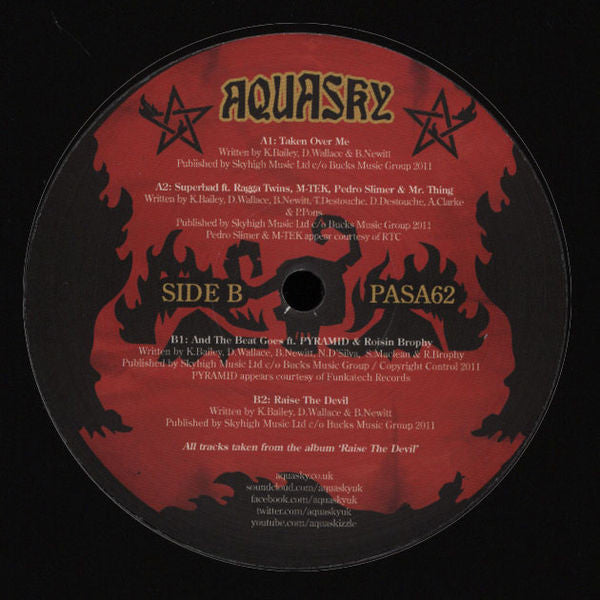 Aquasky : Raise The Devil (12", Smplr)