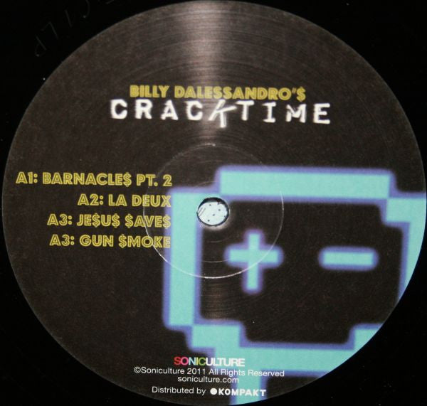 Billy Dalessandro : Cracktime (2x12", Album)