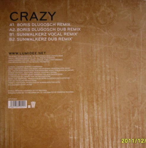 Lumidee Feat. Pitbull : Crazy (12")