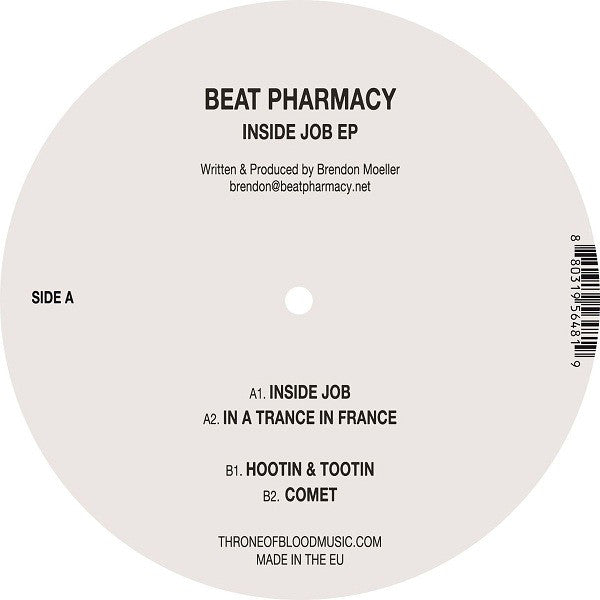 Beat Pharmacy : Inside Job EP (12", EP)