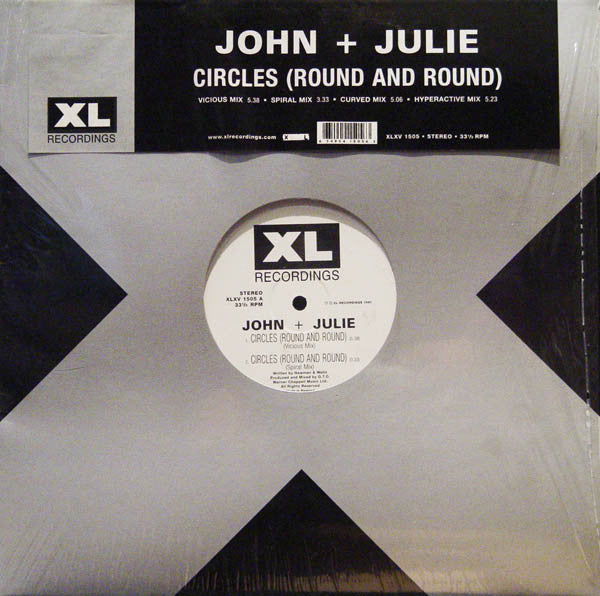 John + Julie : Circles (Round And Round) (12", Ltd, RE)