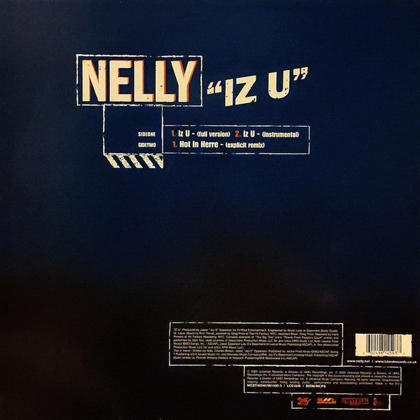 Nelly : Iz U (12")