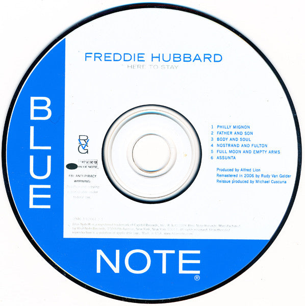 Freddie Hubbard : Here To Stay (CD, Album, RE, RM)