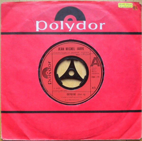 Jean-Michel Jarre : Oxygene (Part 4) (7", Single, Red)