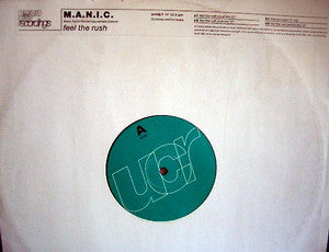 M.A.N.I.C. : Feel The Rush (12", Promo)