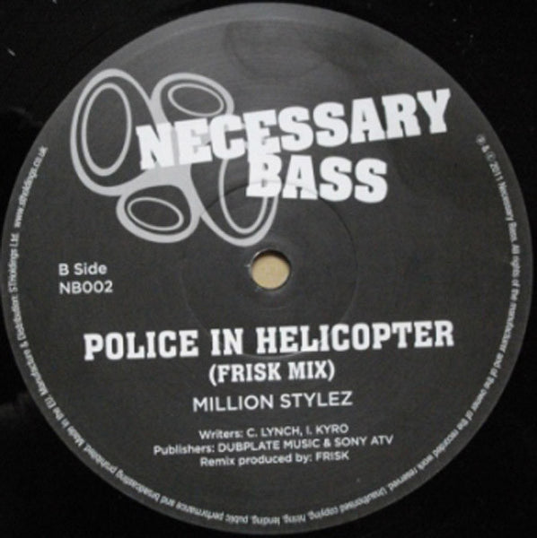 Tippa Irie / Million Stylez : Wicked & Wild (Dancehall Style) / Police In Helicopter (Frisk Mix) (12")