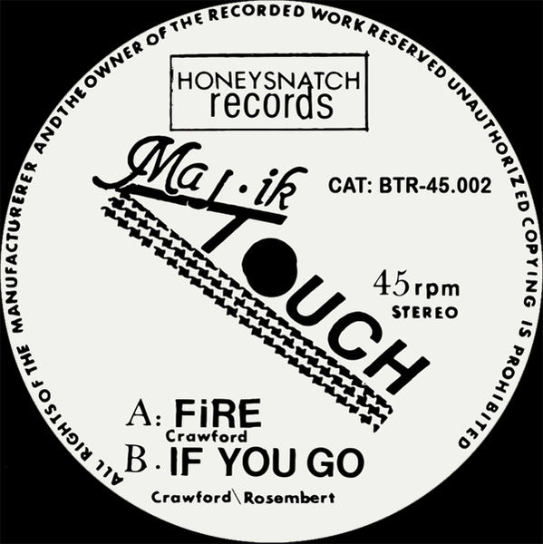 Majik Touch : Fire (7", Ltd, RE, RM)