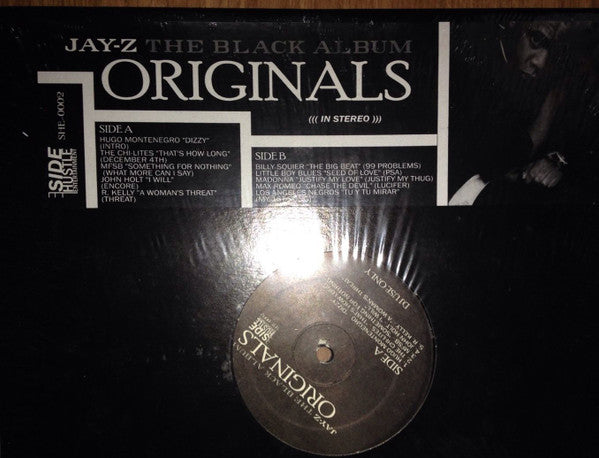 Various : Jay-Z - The Black Album Originals (LP, Comp, Unofficial)