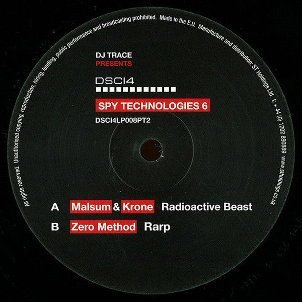 DJ Trace : Spy Technologies 6 (12")