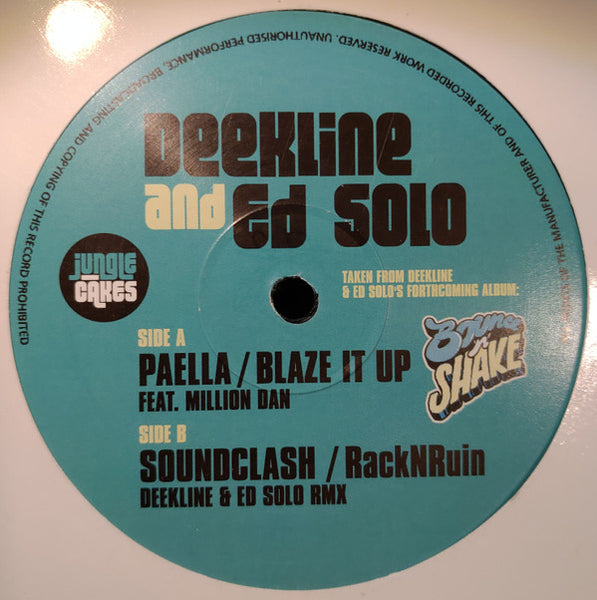 Deekline And Ed Solo* : Paella / Blaze It Up (12")
