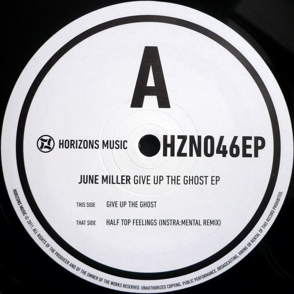 June Miller : Give Up The Ghost EP (2x12", EP)
