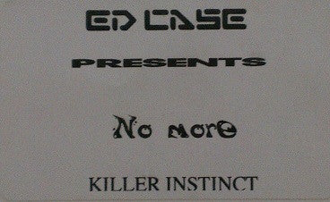 Ed Case : No More (12", Promo, W/Lbl)