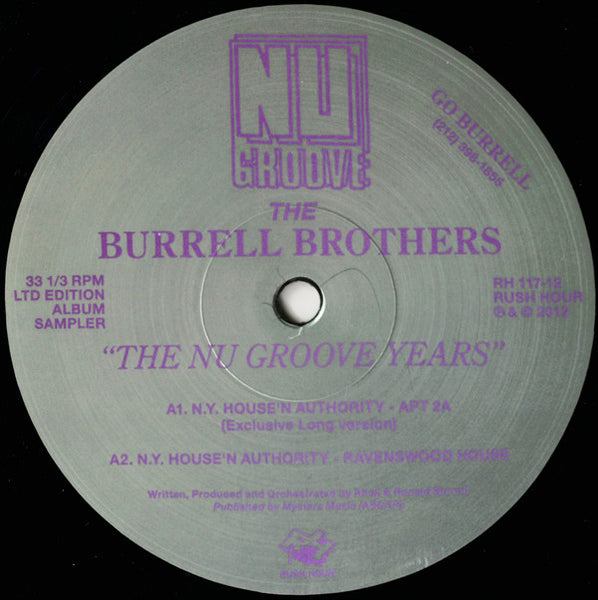 Burrell : The Nu Groove Years Sampler (12", Ltd, Smplr)