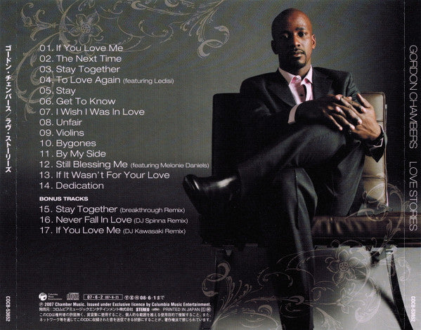 Gordon Chambers : Love Stories (CD, Album)