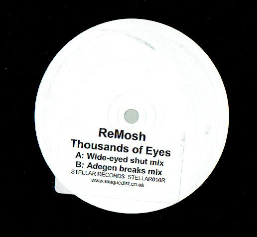 Remosh : Thousands Of Eyes (12", Promo, W/Lbl)